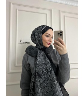 SİYAH OTANTİK ŞAL