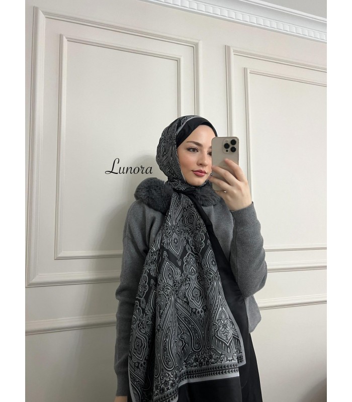 SİYAH OTANTİK ŞAL