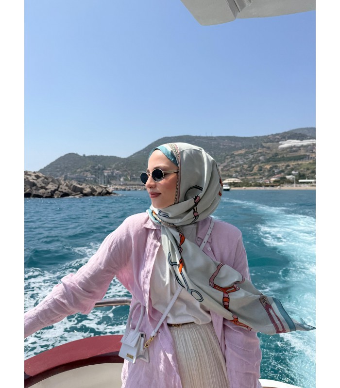 SİLVA PAMUK İPEK - Blush Sky