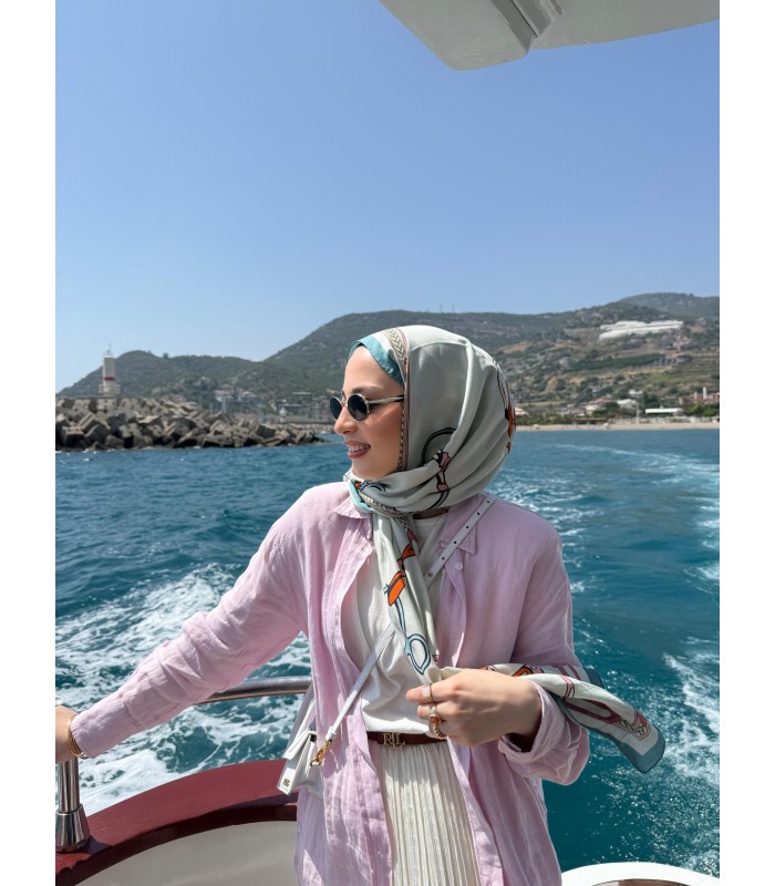 SİLVA PAMUK İPEK - Blush Sky