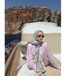 SİLVA PAMUK İPEK - Blush Sky