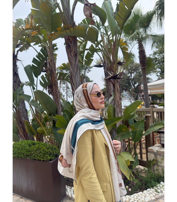 ELARA PAMUK İPEK - Sahara Teal