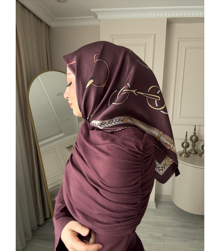 SILVA TWİLL İPEK EŞARP - Mulberry Gold