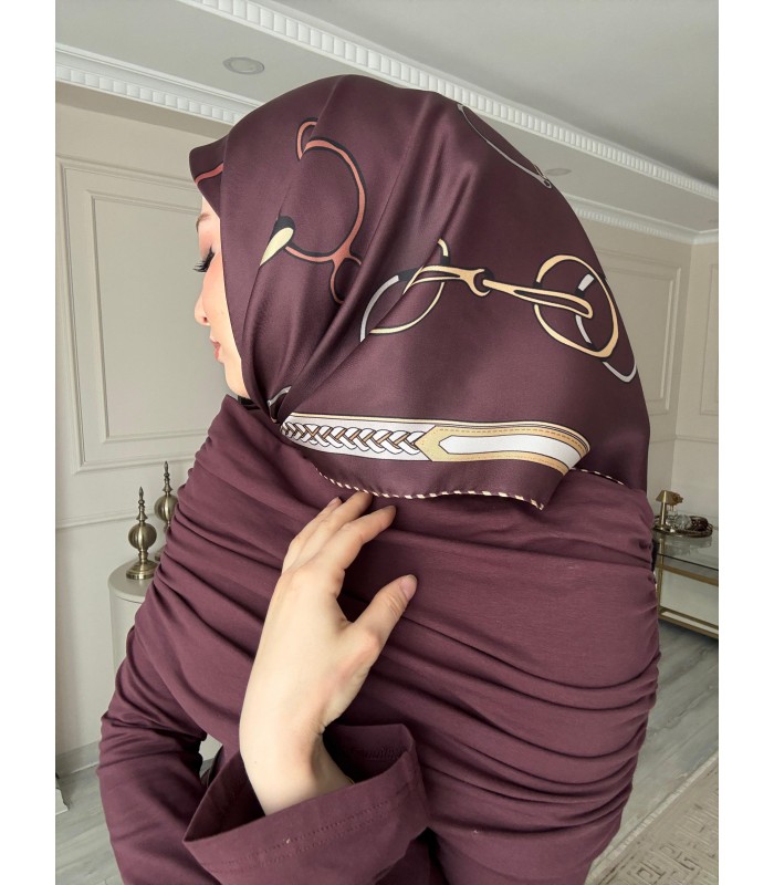 SILVA TWİLL İPEK EŞARP - Mulberry Gold
