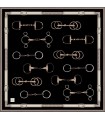 SILVA TWİLL İPEK EŞARP - Black
