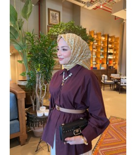 VERA TWİLL İPEK EŞARP - Butteryellow