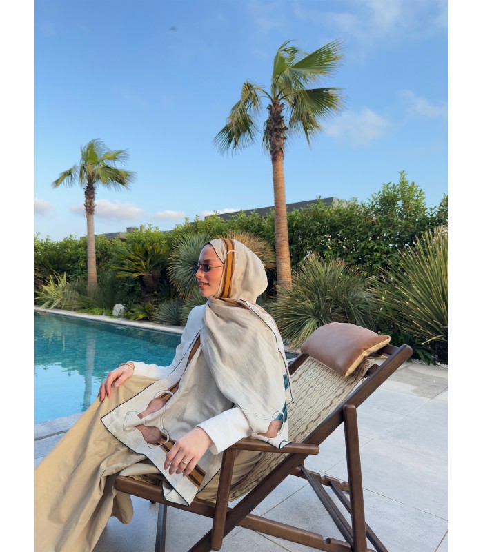 ELARA PAMUK İPEK - Sahara Teal