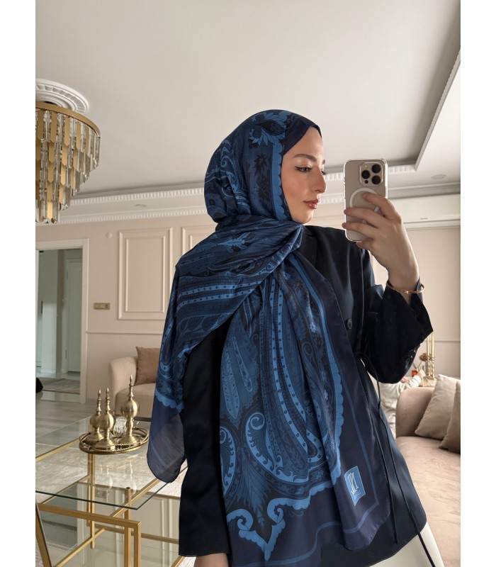 LACİVERT NİL ŞAL