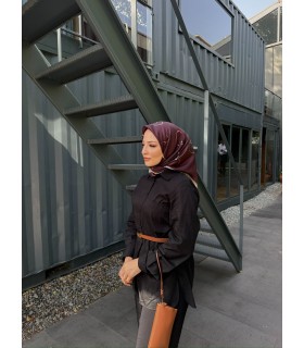 SILVA TWİLL İPEK EŞARP - Mulberry Gold