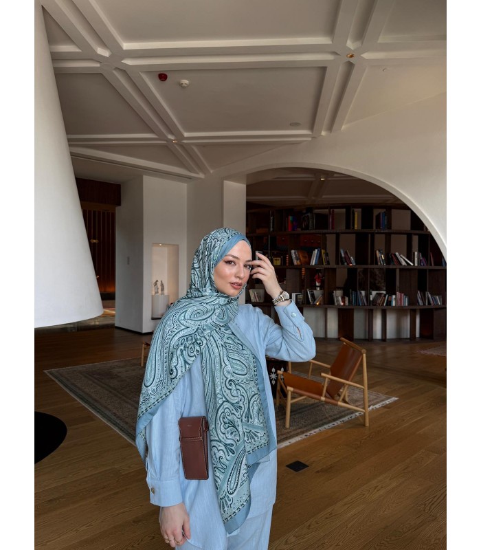 SELETTİ PAMUK İPEK - Blue