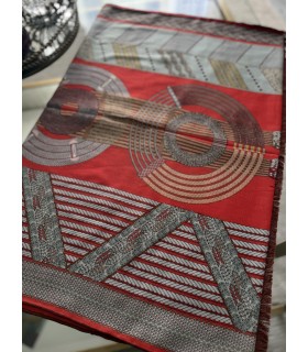 VİA YÜN Red PAMUK ŞAL