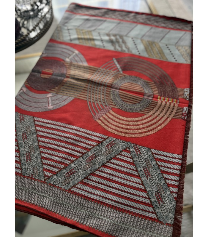 VİA YÜN Red PAMUK ŞAL