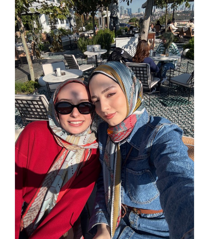 VİA YÜN Red PAMUK ŞAL