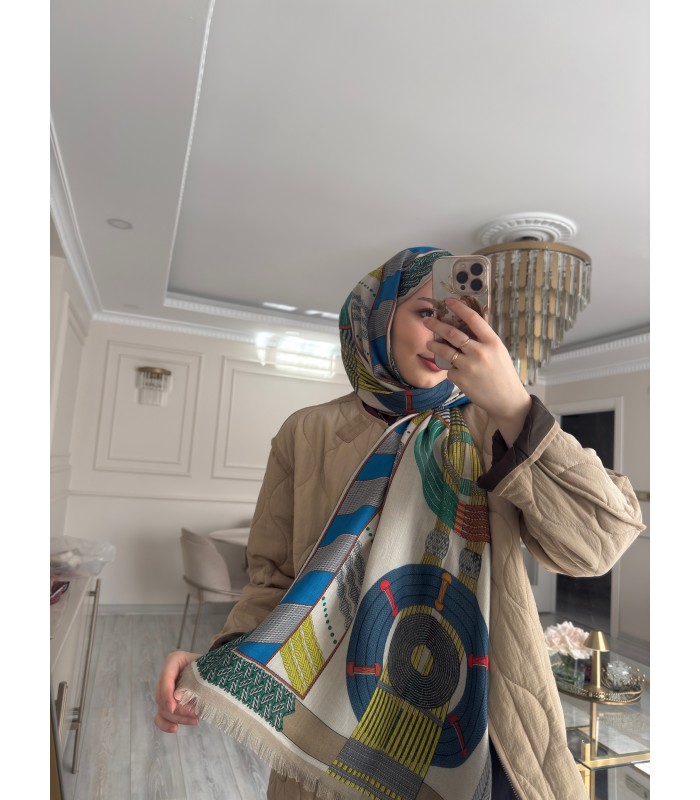 VİA BEJ YÜN PAMUK ŞAL