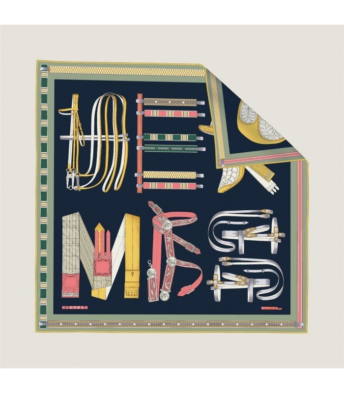 LACİVERT YÜN OMUZ ŞALI