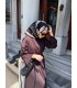 REVE BLACK TWİLL EŞARP