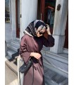 REVE BLACK TWİLL EŞARP