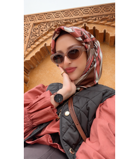 ROSETTE TWİLL EŞARP - ROSE MOCHA