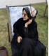 REVE BLACK TWİLL EŞARP
