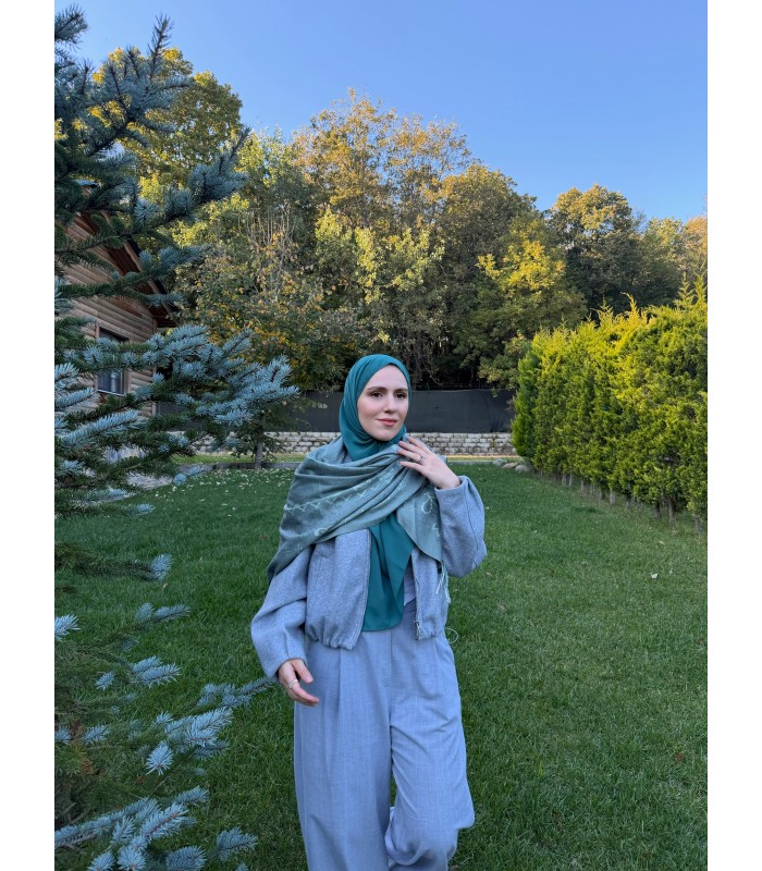 KAŞMİR OMUZ ŞAL - Yeşil